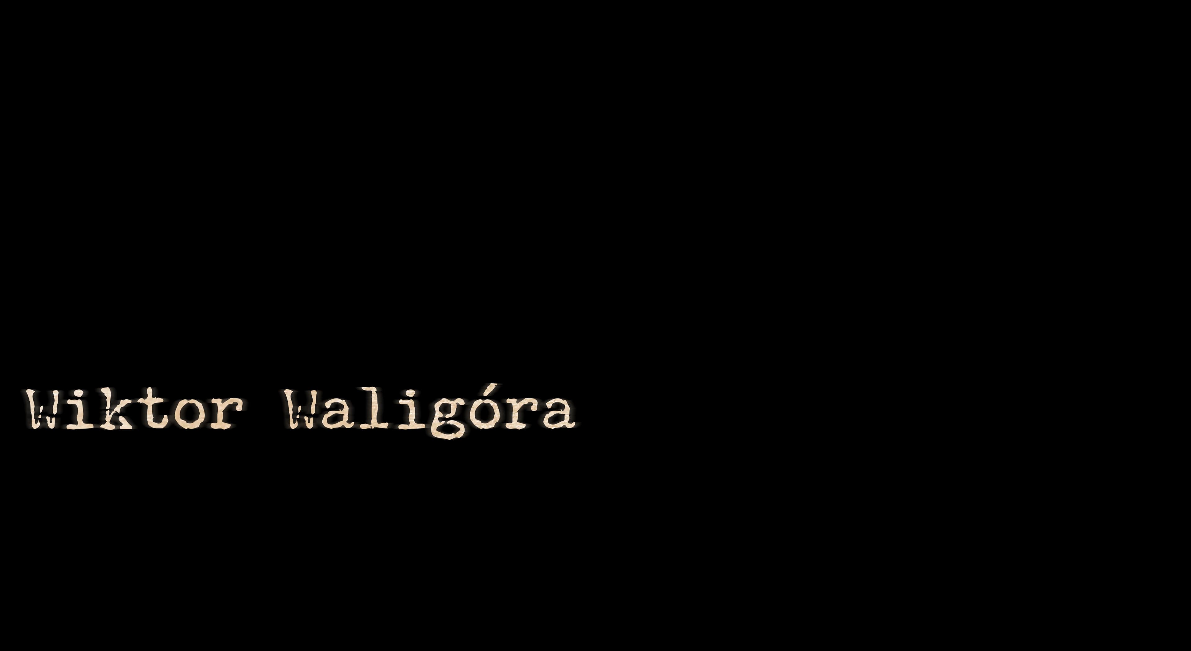 Główny graficzny nagłówek Wiktora Waligóry